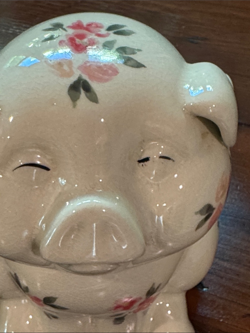 Vintage Porcelain Pig Night Light - Picture 5 of 10